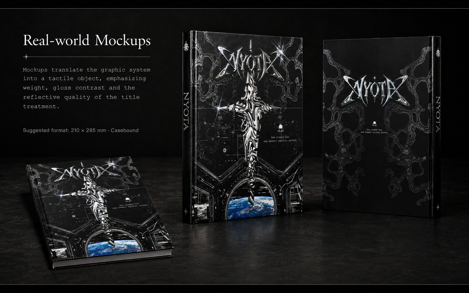 NYOTA real-world book mockups